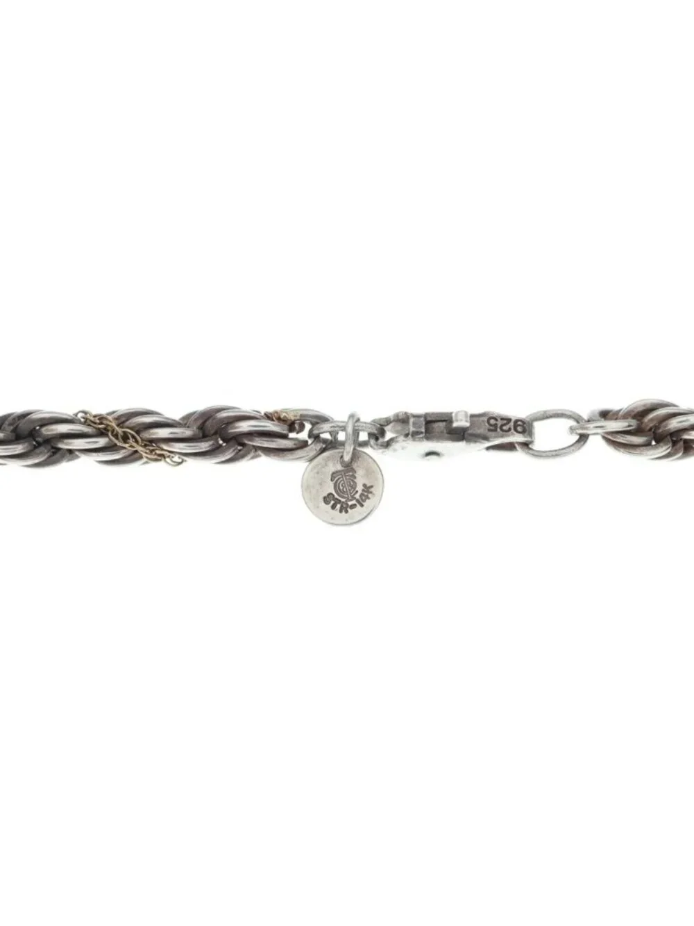 Tiffany & Co Twist Chain Necklace Silver Gold 14K